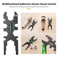 Manguera de reparación de ducha, llave para grifo, tuerca de plástico de acero con alto contenido de carbono, carrete, llave de burbujeador, aflojador ajustable - details 2