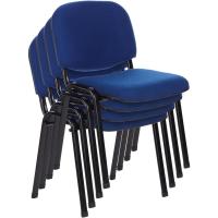 confidente XT 600 Tela Negro/Azul, Silla visitante, tapizadas, Respaldo ergonómico, Apilable - details 4