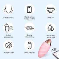 Leten App Control Bluetooth bragas huevos vibrantes bolas portátiles vibrador punto G masajeador de clítoris juguete sexual adulto para mujeres - details 2
