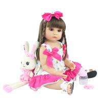 BZDOLL-Muñeca Reborn realista para niñas, juguete de 55 CM y 22 pulgadas, cuerpo de silicona suave completo, encantador, regalo de Navidad - details 10