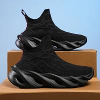 Zapatos de amortiguación para carreras, zapatillas antideslizantes transpirables Unisex, zapatillas de deporte de lujo para carreras, zapatillas transpirables para correr a la moda - details 1
