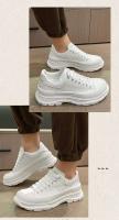 2024 primavera nuevo M05 zapatos de tenis de encaje Casual para hombres blanco de corte bajo deportes y ocio invierno fondo grueso - details 12