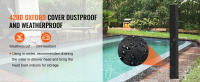 SucceBuy Kit de ducha con calefacción solar para exteriores de 40 L, con 2 cabezales de ducha y grifo de ducha para pies, modos de mano/colgante, montaje rápido con orificio preperforado para patio trasero, piscina, playa, spa - details 3