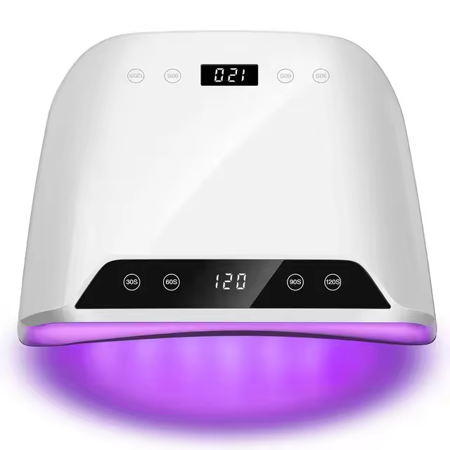 Lámpara UV de gran espacio 320W Secador de gel para manicura con dos pantallas LCD - 1