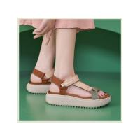 Nuevo 2025 sandalias jóvenes, deportes casuales, plataforma cómoda, Velcro, zapatos de mujer de gran tamaño - details 3