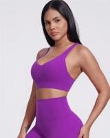 SHINBENE-Sujetador deportivo con tirantes, sostén Sexy con relleno y espalda cruzada para entrenamiento de Yoga y gimnasio, Super Cloud, 2,0 - details 5