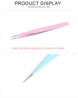 Pinzas para Pestañas KADS Anti-estáticas Herramienta de Belleza para Remoción de Cejas y Maquillaje de Alta Precisión - details 4