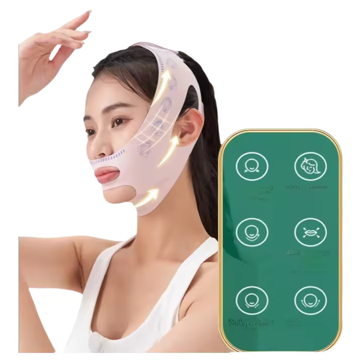 Mascarilla para dormir Relief V de nuevo diseño para esculpir y adelgazar la cara - 1