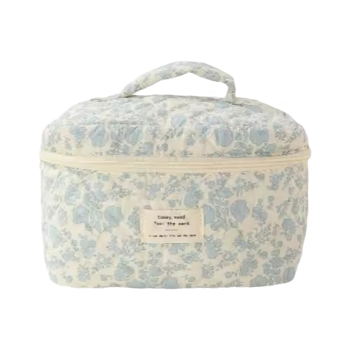 Bolsa de Maquillaje Acolchada de 3 Piezas Bolsa Grande para Cosméticos - 1
