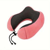 Almohada Ergonómica de Espuma Viscoelástica en Forma de U - Recuperación Lenta, Soporte Cómodo para el Cuello para Viajes y RV - Elegante y Suave - details 6