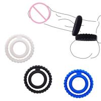 Leten-extensor de picos suaves y gruesos reutilizables, anillo de funda para condón, juguetes de agrandamiento para hombres, tienda sexual erótica - details 7