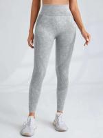 Body sin costuras para gimnasio para mujer, pantalones de yoga de secado rápido para realzar la cadera, monos deportivos con texto para correr y mujer - details 27
