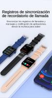 Reloj inteligente P59 para hombres y mujeres, reloj inteligente SANLEPUS con pantalla HD de 2,01 pulgadas, llamadas Bluetooth, notificaciones, más de 100 modos deportivos, monitor de salud para frecuencia cardíaca, oxígeno en sangre y sueño, IP67, compati - details 4
