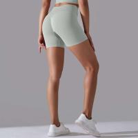 Pantalones cortos de cintura alta para mujer, ropa deportiva para Yoga, gimnasio, correr, pantalones cortos de entrenamiento - details 42