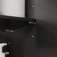Armario Auxiliar Multiusos de Pared Mueble Baño Colgar Armario Suspendido con 2 Puertas Blanco 60 x 30 x 60 cm - details 41