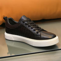 Zapatos de cuero tejidos a mano, zapatos de estilo británico para hombres - details 19