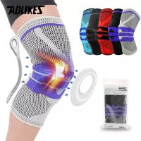 Knee Brace for Men Women Silicone Gel Spring Support Knee Pads Workout Meniscus Tear Joint Pain Relief Knee Sleeve - details 5