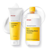 ma:nyo Water Sensitive 16.9fl y Pure Deep Cleansing Foam 6.7fl oz Doble limpieza, cuidado diario de la piel - details 0