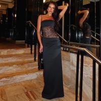 Nuevo Modelo Vestidos Elegantes con Recortes para Mujer, Sexy con Tirantes Finos, Vestido de Fiesta de Vacaciones con Parches, Verano 2025 sin Espalda - details 11
