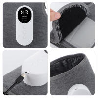 Masajeador de piernas y pantorrillas, máquina de presoterapia por presión de aire, dispositivo de compresa caliente, relajación muscular, promueve la circulación sanguínea, alivia el dolor - details 10