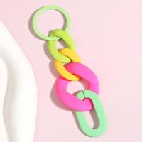Llavero de Cadena de Acrílico Colorido Llavero Hecho a Mano para Mujeres y Hombres - details 0