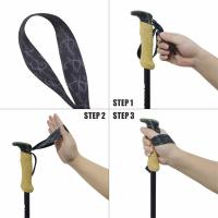 Bastones de Trekking plegables de 4 secciones, palo de escalada portátil para exteriores, accesorio de senderismo, bastón de Camping - details 15