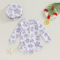 Traje de baño de verano para niña Traje de baño para niñas Traje de baño para niños de manga larga - details 2