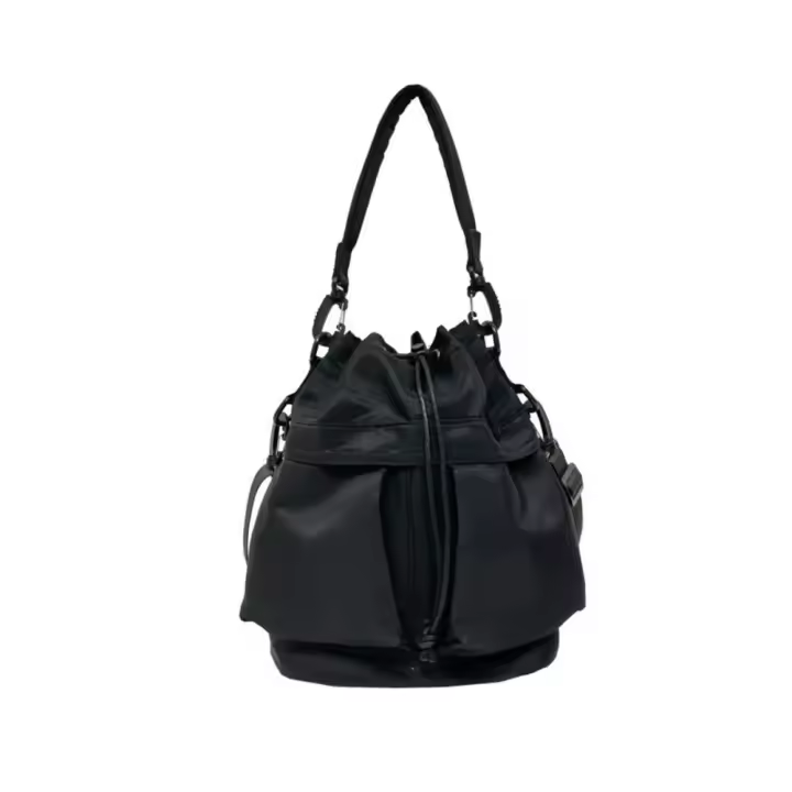Bolso de cubo de gran capacidad, Bolsa de mano con diseño de Nicho, Bolsa de Fitness with Cordón - 1