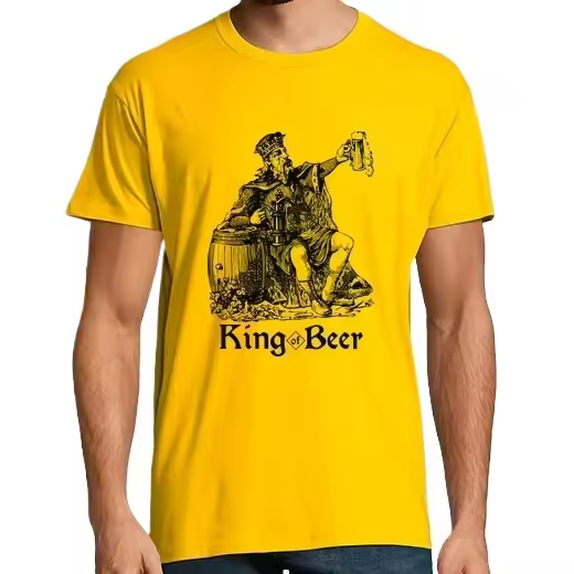 El Rey de la Cerveza Camisetas CERVEZA,Pack Regalo Camiseta Personalizada - 1