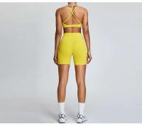 Monos de Yoga sin Costuras Ouwu Shorts Deportivos de Cintura Alta para Mujeres - details 2