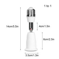 Adaptador de enchufe flexible E27 a E27, Base estándar, soporte de bombilla E27, convertidor de bombilla de tornillo ajustable para extensión de lámpara - details 1