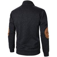 Top de suéter de punto casual de manga larga con cuello levantado para hombre de otoño e invierno - details 17