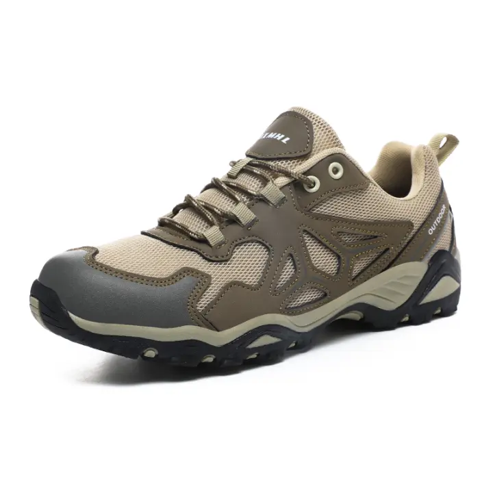 Zapatos de senderismo transpirables para hombre, zapatillas deportivas antideslizantes para escalada de montaña, calzado de entrenamiento al aire libre - 1