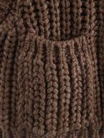 TRAFZA-suéter sin mangas con cuello redondo para mujer, cárdigans holgados e informales de una sola botonadura, color liso, a la moda, otoño, 2024 - details 7