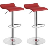 Taburetes de Cocina Giratorios 360° Altura Ajustable con Reposapiés Taburetes Altos con Asiento PVC para Comedor, Salón y Cafetería Negro+Negro - details 18