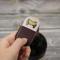 Llavero con abrebotellas de cuero, apertura de botella de vino, llavero antideslizante a la moda, ahorro de trabajo, dispositivo de cocina multifuncional, Bar - details 11