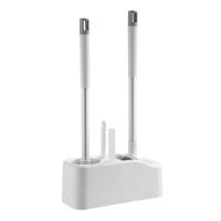 Escobillero Escobillero Cepillo de Pared Baño Doméstico Sin Salida Limpieza Lavabo 2025 Nuevo Set - details 0