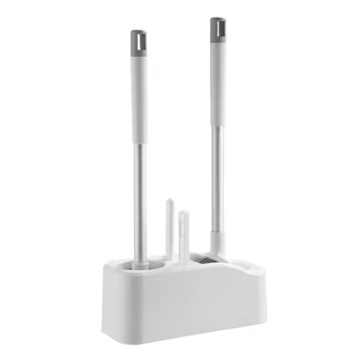 Escobillero Escobillero Cepillo de Pared Baño Doméstico Sin Salida Limpieza Lavabo 2025 Nuevo Set - 1