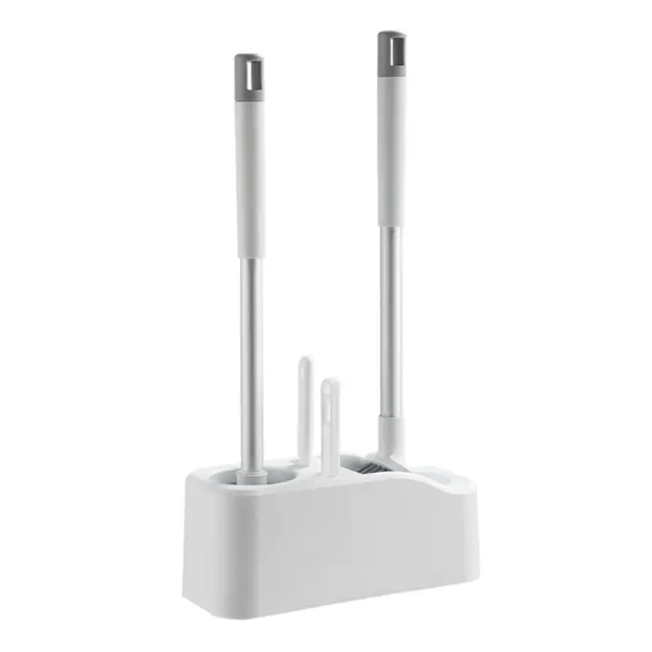Escobillero Escobillero Cepillo de Pared Baño Doméstico Sin Salida Limpieza Lavabo 2025 Nuevo Set - 1