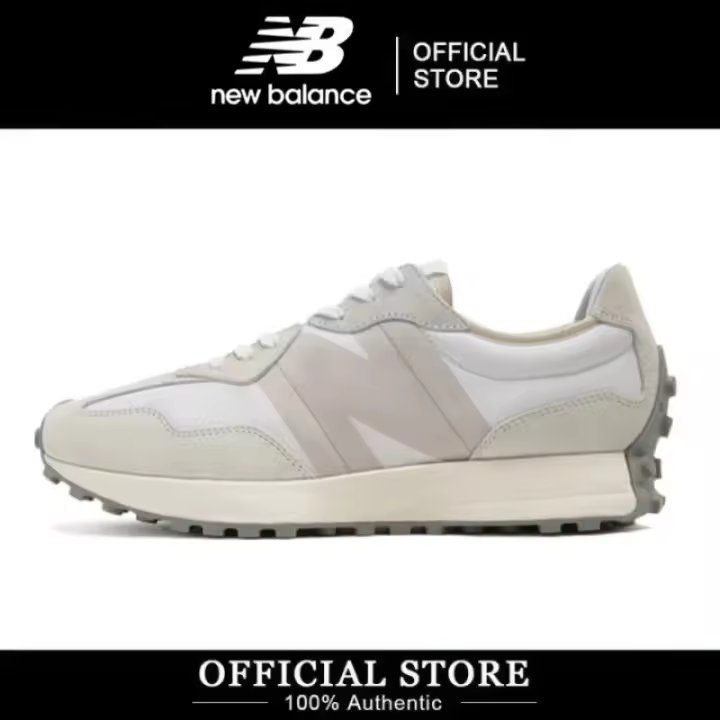 Leten 100% auténticas zapatillas unisex serie NB327-NW1 gris blanco zapatillas para correr pegatinas de pared - 1