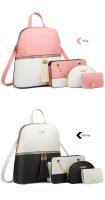 Mochila de Moda para Mujer Mochila de Cuero con Correa para Hombro Bolso Cruzado Set de Bolso de Tarjetero de Cuero Regalo para Mujer - details 10