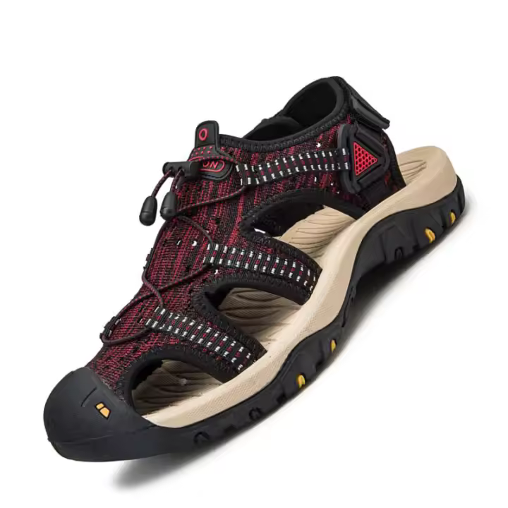 Sandalias de Verano para Hombre Transpirables, Antideslizantes, Secado Rápido, Cómodas para Actividades al Aire Libre como Senderismo, Escalada y Pesca - 1
