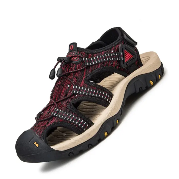 Sandalias de Verano para Hombre Transpirables, Antideslizantes, Secado Rápido, Cómodas para Actividades al Aire Libre como Senderismo, Escalada y Pesca - 1