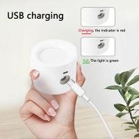 Lámpara de pared Led temporizable en 12 colores, control remoto táctil, recarga USB, luz nocturna portátil inalámbrica giratoria, lámpara de lectura para mesita de noche y dormitorio - details 5