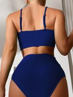 Bikini de cintura alta para mujer TRY JADE Sexy, acolchado con realce, estilo de bañador de primavera/verano - details 14
