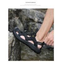 Sandalias de Cuero de Vaca Casuales de Gran Tamaño Zapatos de Playa de Verano para Hombres - details 23