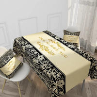 Mantel de cocina rectangular impermeable para hotel con patrón retro de estilo étnico para el hogar - details 4