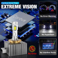 Bombillas LED para faros delanteros de coche D3S D3R D3C, Canbus 90000LM de luz blanca, reemplazo HID de xenón de 6000K, un par - details 0