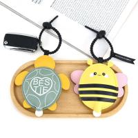 Llavero de juguete de tamaño Mini para niños, llavero de burbujas con dibujos de animales, colgante portátil de PU con forma de tortuga y abeja - details 9