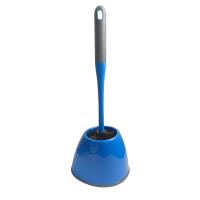 Juego de baño doméstico respetuoso con el medio ambiente, cepillo de limpieza eléctrico sostenible de 360 ​​grados, TPR y PP azul - details 0